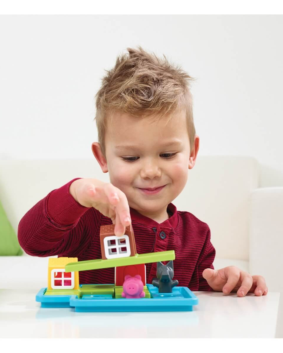 Les 3 petits cochons Deluxe - Jeux de logique - Boutique LeoLudo - Smart Games