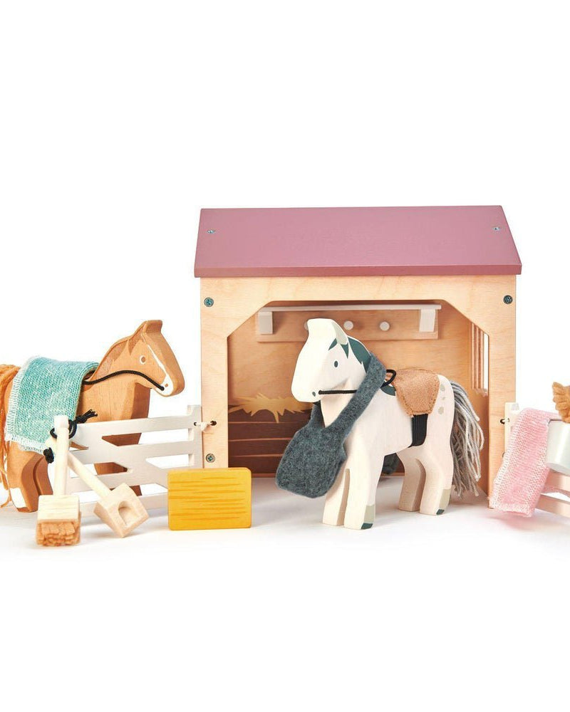 Les écuries - Ensembles de jeu - Boutique LeoLudo - Tender Leaf Toys