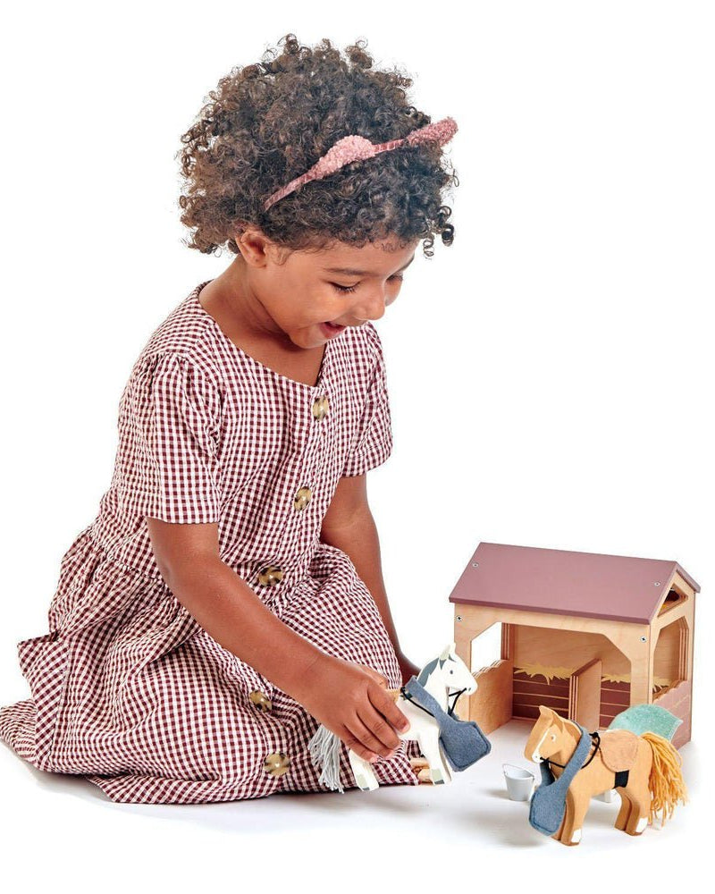 Les écuries - Ensembles de jeu - Boutique LeoLudo - Tender Leaf Toys