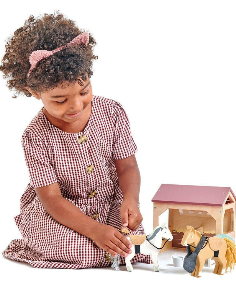 Les écuries - Ensembles de jeu - Boutique LeoLudo - Tender Leaf Toys
