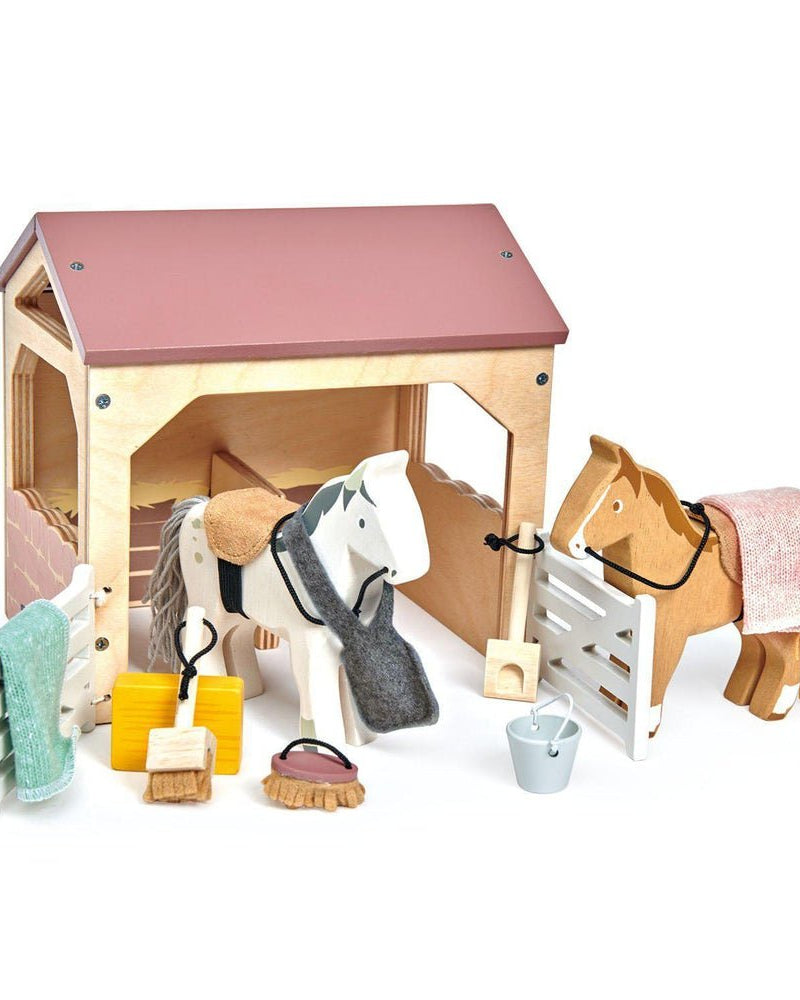 Les écuries - Ensembles de jeu - Boutique LeoLudo - Tender Leaf Toys