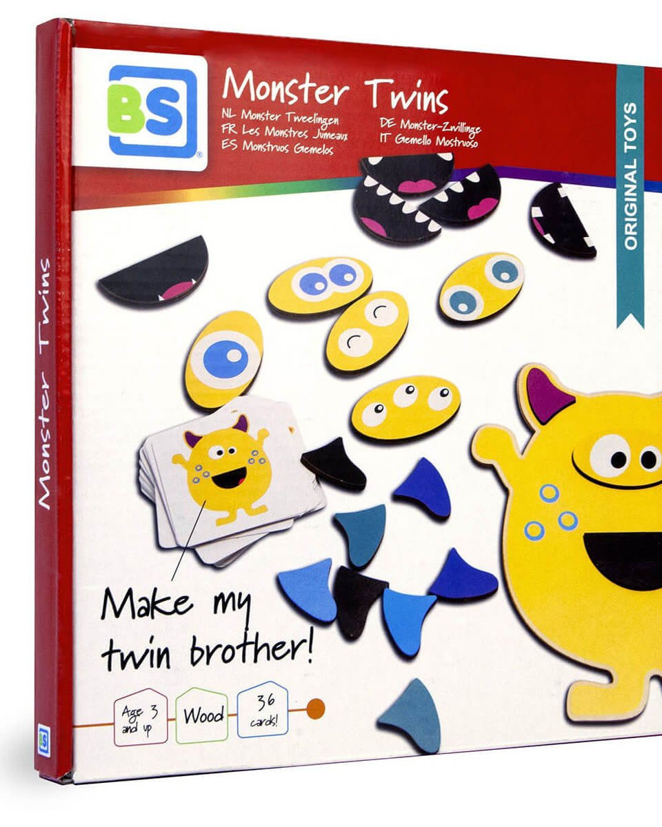 Les monstres jumeaux - Jeux d'assemblage - Boutique LeoLudo - BS Toys