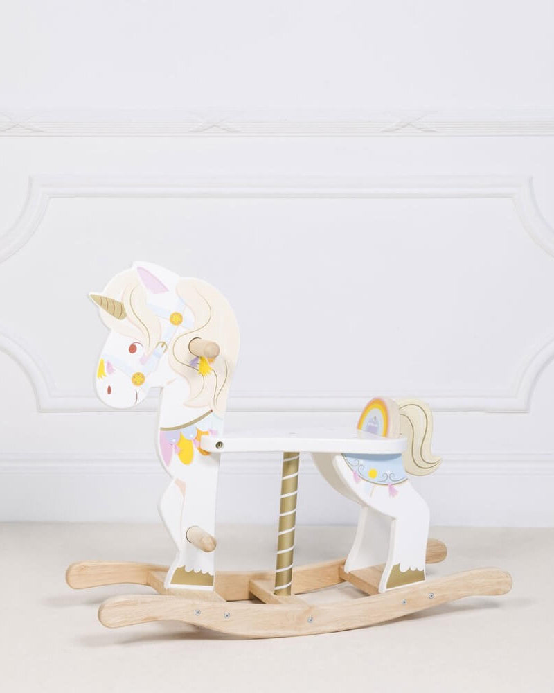 Licorne à bascule du carousel - Porteurs - Boutique LeoLudo - Le Toy Van