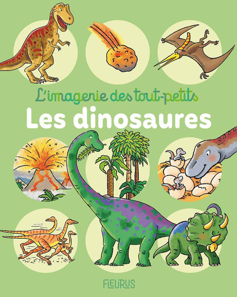 L'imagerie des tout - petits - Les dinosaures - Livres - Boutique LeoLudo - Éditions Fleurus