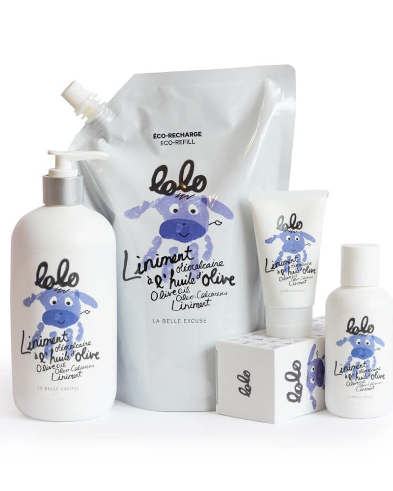 Liniment oléocalcaire pour les fesses à l'huile d'olive - Soins et hygiène - Boutique LeoLudo - lolo et moi