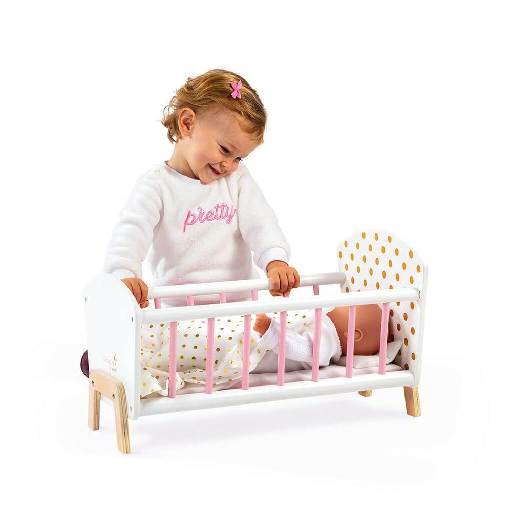 Lit de poupée Candy Chic-Janod-Boutique LeoLudo