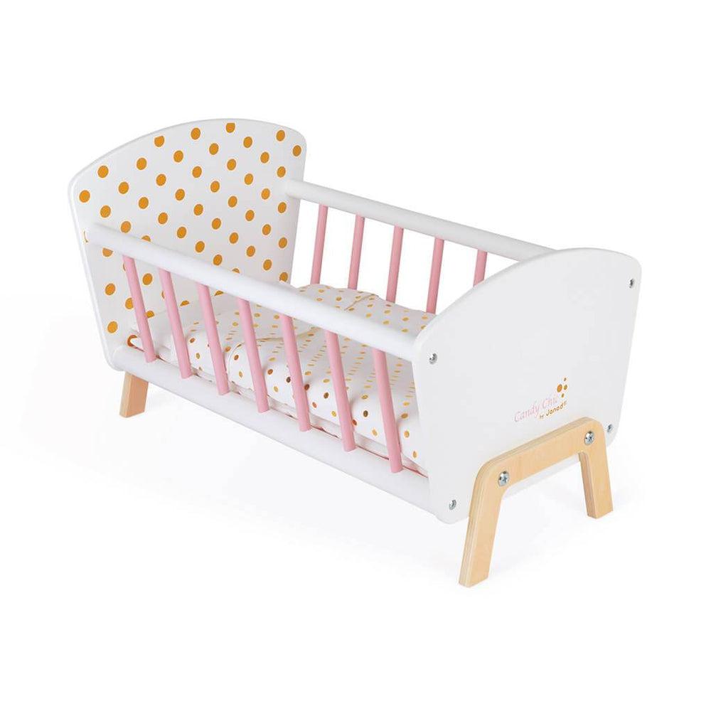 Lit de poupée Candy Chic-Accessoires poupée-Janod-Boutique LeoLudo