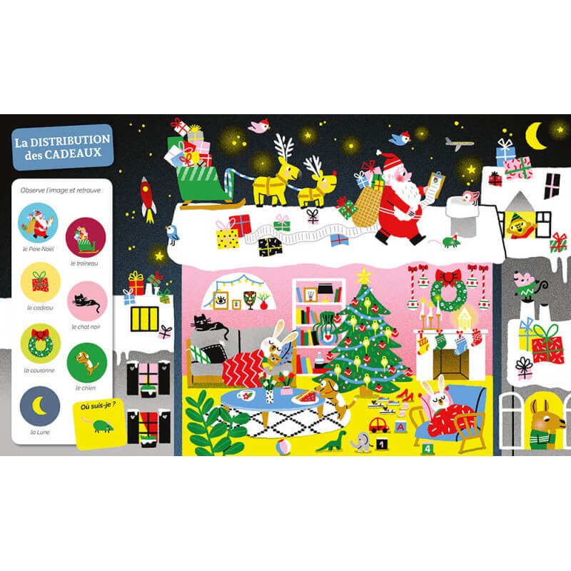 Livre - Cherche et trouve des tout-petits à Noël -Livres- Boutique LeoLudo-Auzou