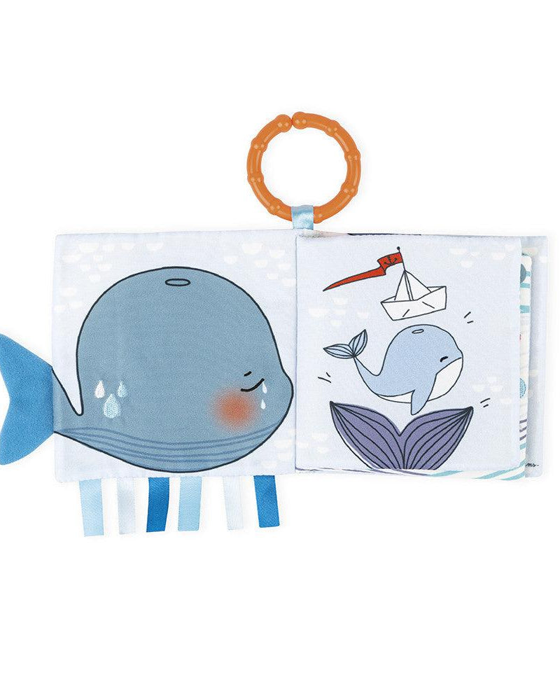Livre d'éveil en tissu - La baleine triste - Livres d'éveil - Boutique LeoLudo - Kaloo