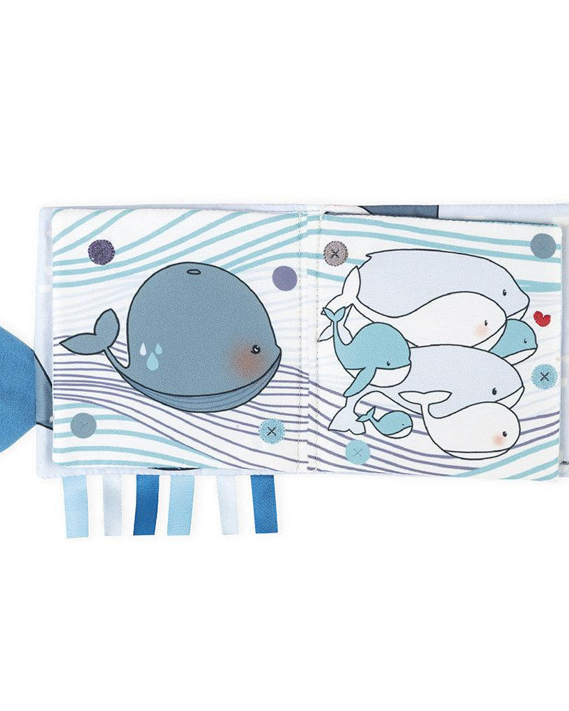 Livre d'éveil en tissu - La baleine triste - Livres d'éveil - Boutique LeoLudo - Kaloo