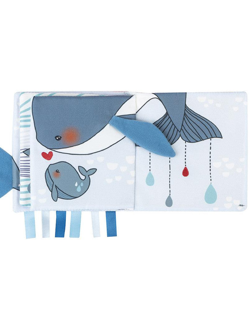 Livre d'éveil en tissu - La baleine triste - Livres d'éveil - Boutique LeoLudo - Kaloo
