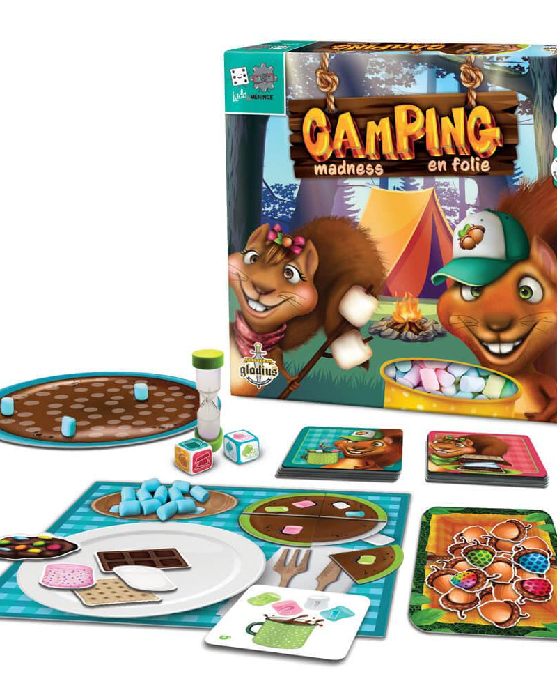 Ludo & Méninge – Camping en folie - Jeux de société - Boutique LeoLudo - Gladius