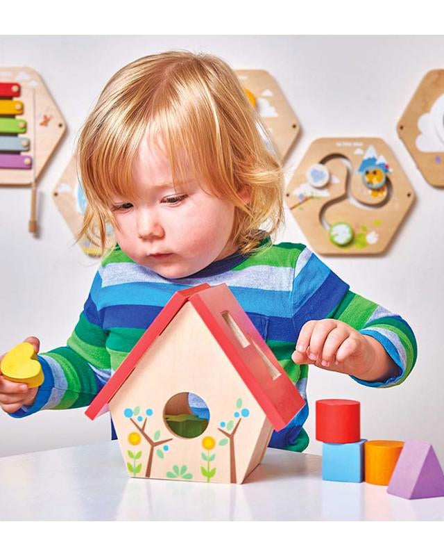 Ma petite maison d'oiseau des formes - Jouets à trier & empiler - Boutique LeoLudo - Le Toy Van