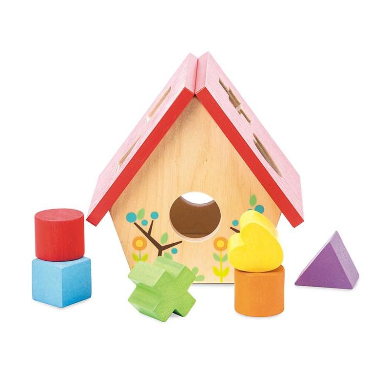 Ma petite maison d'oiseau des formes - Jouets à trier & empiler - Boutique LeoLudo - Le Toy Van