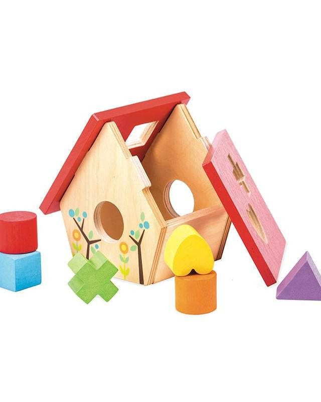 Ma petite maison d'oiseau des formes - Jouets à trier & empiler - Boutique LeoLudo - Le Toy Van