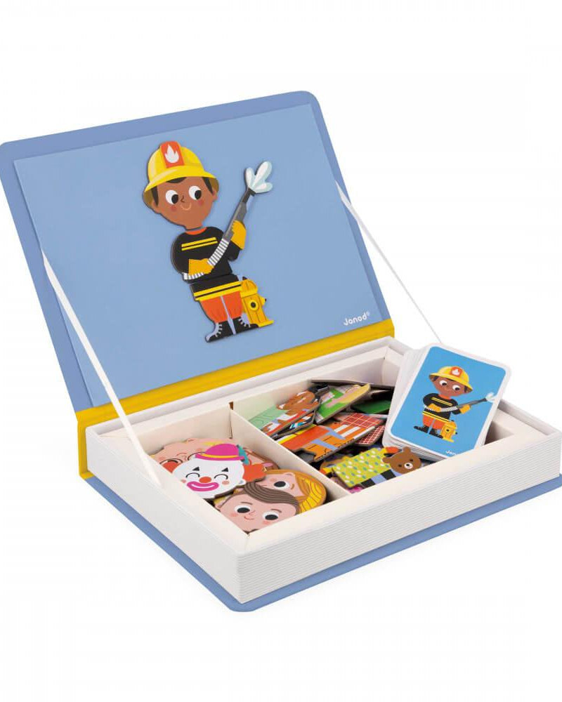 Magnétibook - Métiers (48 pcs) - Jeux magnétiques - Boutique LeoLudo - Janod