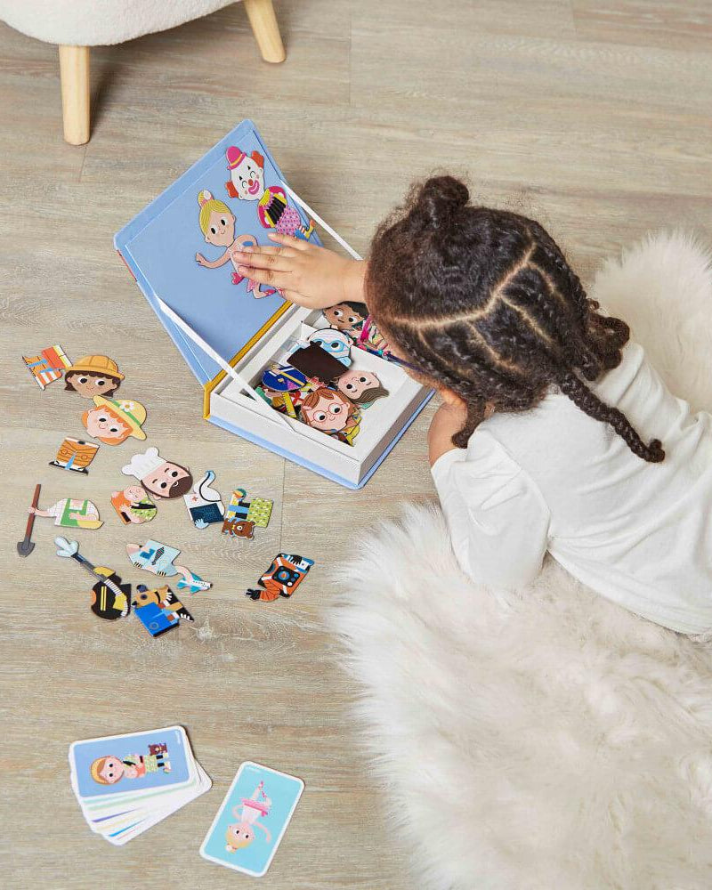 Magnétibook - Métiers (48 pcs) - Jeux magnétiques - Boutique LeoLudo - Janod