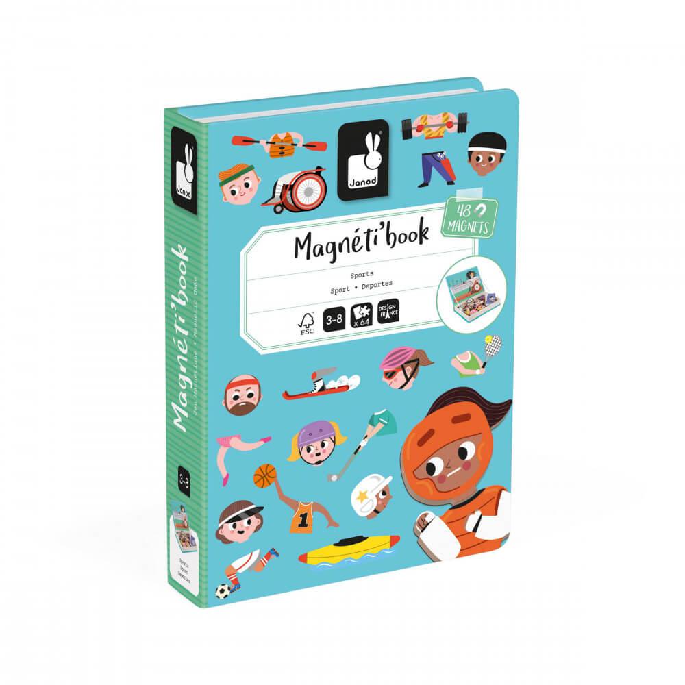 Magnétibook - Sports (48 pcs)-Janod-Boutique LeoLudo