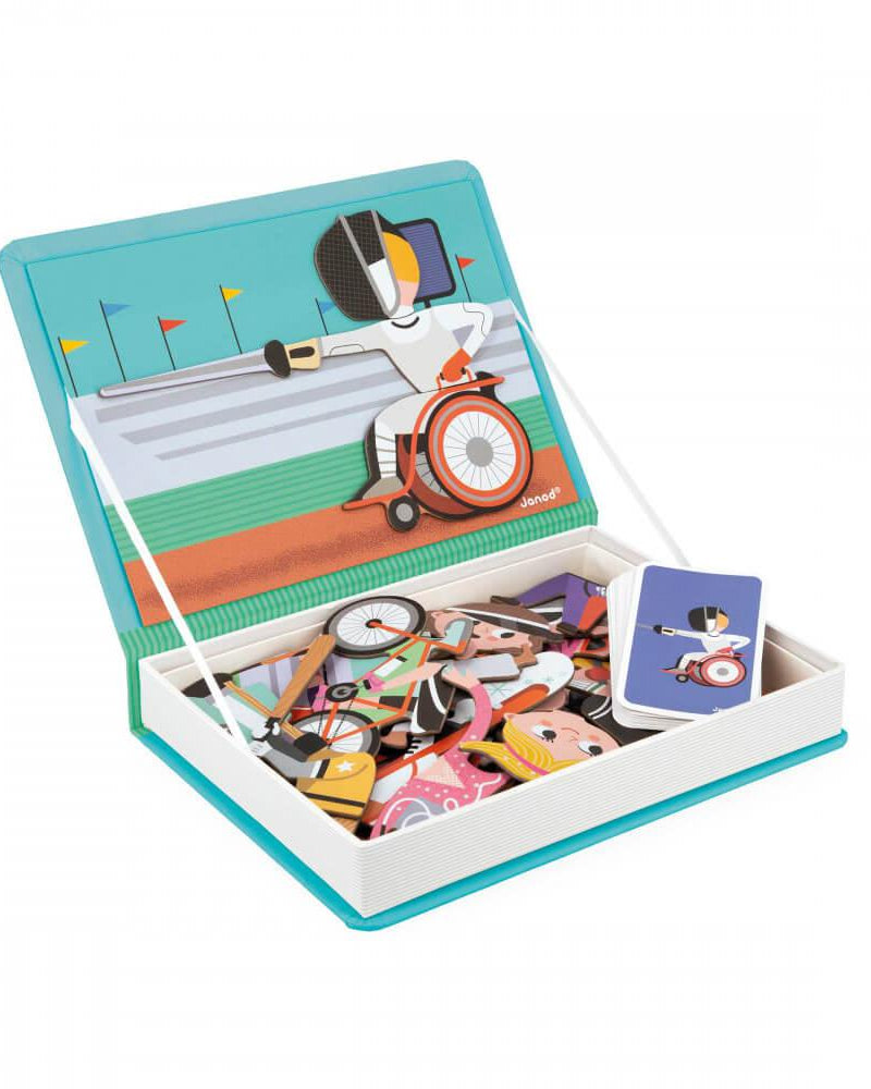 Magnétibook - Sports (48 pcs) - Jeux magnétiques - Boutique LeoLudo - Janod