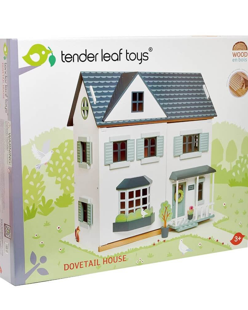 Maison de poupée Dovetail - Maisons de poupée - Boutique LeoLudo - Tender Leaf Toys