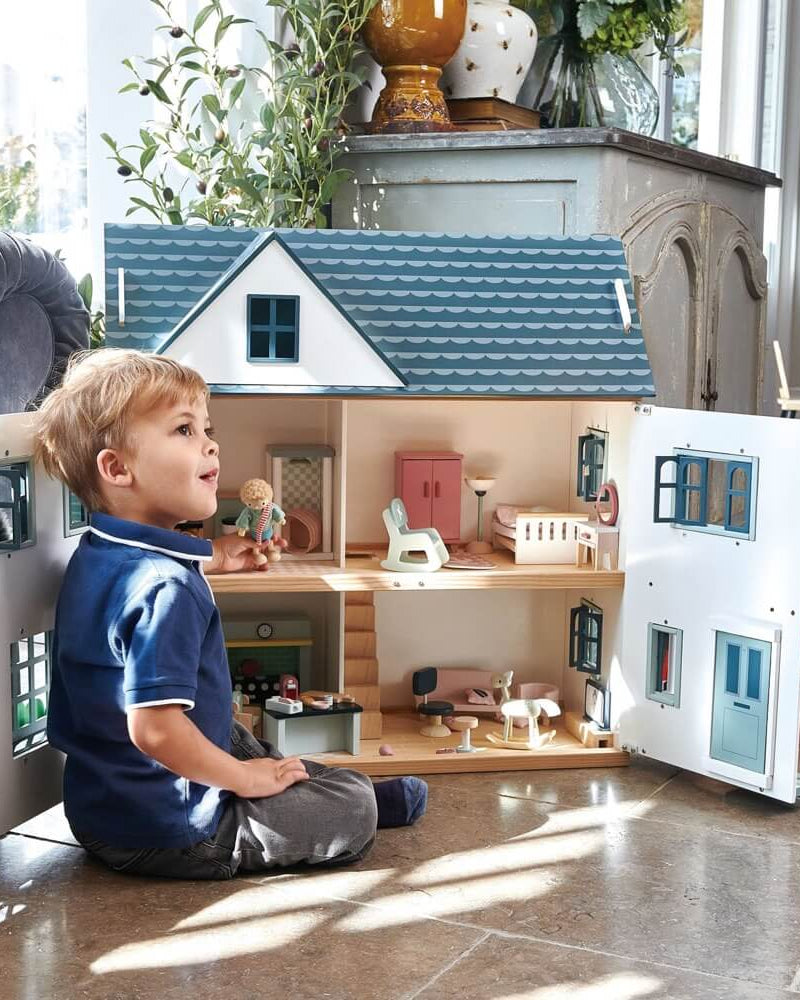 Maison de poupée Dovetail - Maisons de poupée - Boutique LeoLudo - Tender Leaf Toys