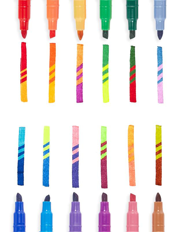 Marqueurs à changement de couleur Switch - eroo (lot de 12) - Art & bricolage - Boutique LeoLudo - OOLY