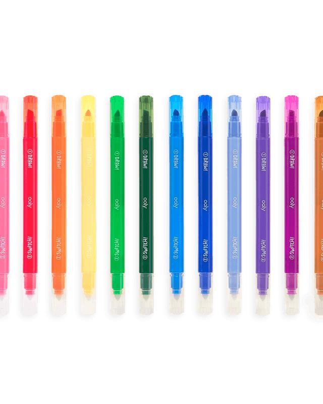Marqueurs à changement de couleur Switch - eroo (lot de 12) - Art & bricolage - Boutique LeoLudo - OOLY