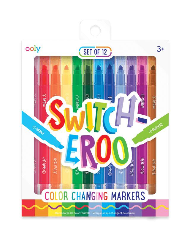 Marqueurs à changement de couleur Switch - eroo (lot de 12) - Art & bricolage - Boutique LeoLudo - OOLY