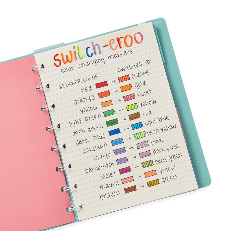 Marqueurs à changement de couleur Switch - eroo (lot de 12) - Art & bricolage - Boutique LeoLudo - OOLY