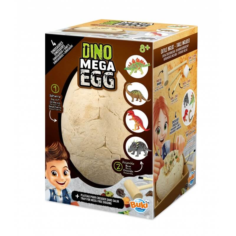 Méga œuf de dinosaures-Jeux scientifiques-Buki-Boutique LeoLudo