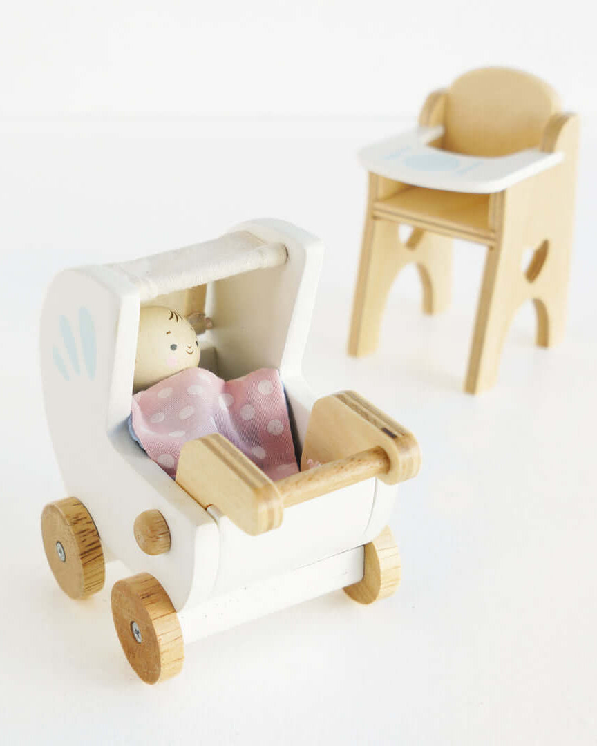 Meubles de chambre de bébé pour maison de poupée - Ensembles de jeu - Boutique LeoLudo - Le Toy Van