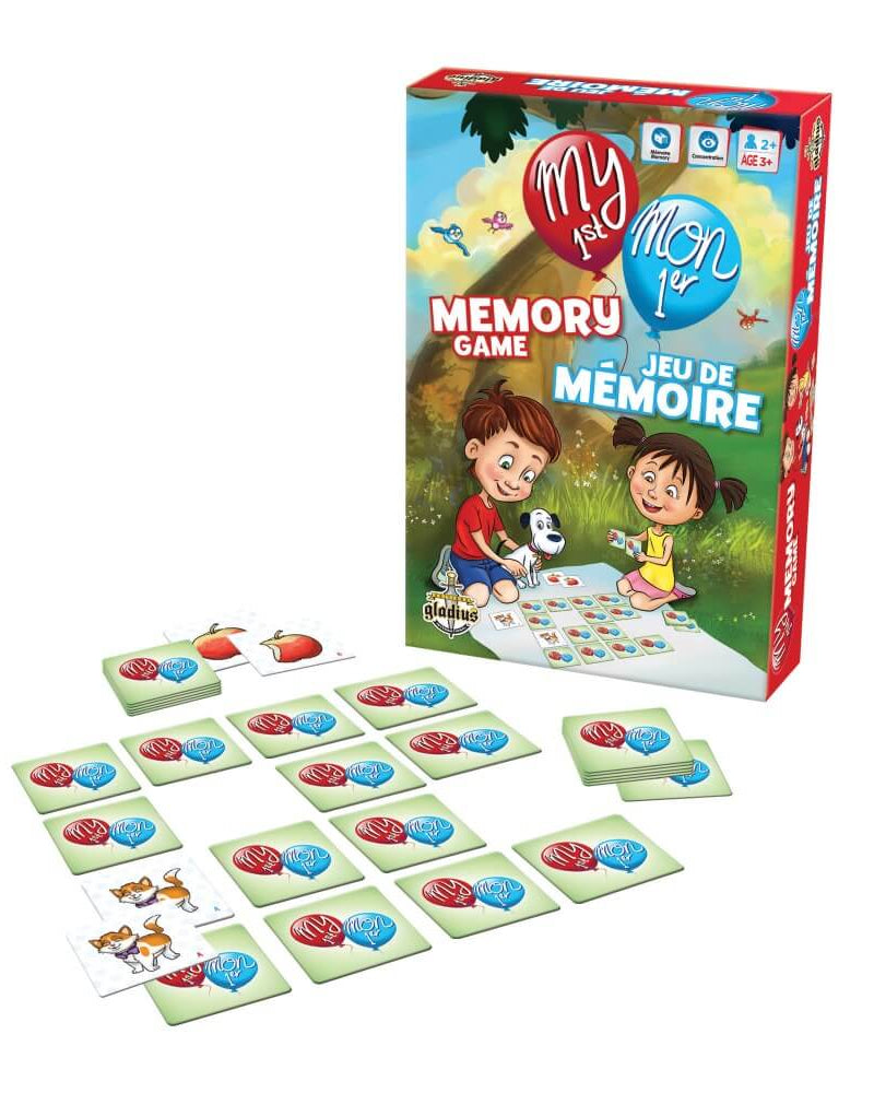 Mon 1er Jeu de mémoire - Jeux de société - Boutique LeoLudo - Gladius
