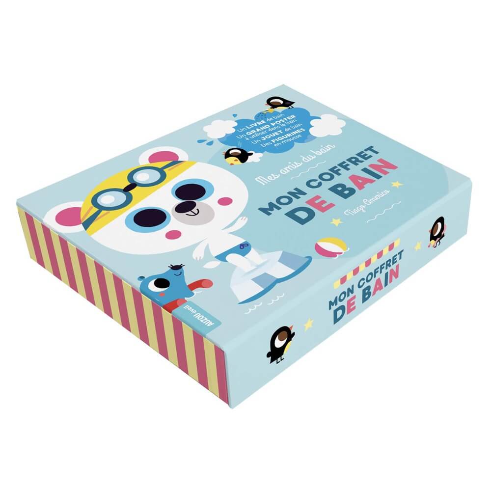 Mon coffret de bain Oracio le petit ours-Auzou-Boutique LeoLudo