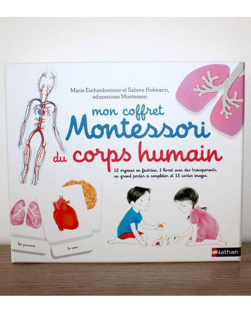 Mon coffret Montessori du corps humain - Jeux éducatifs - Boutique LeoLudo - Nathan
