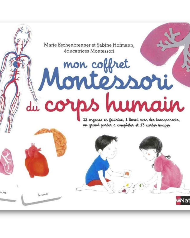 Mon coffret Montessori du corps humain - Jeux éducatifs - Boutique LeoLudo - Nathan