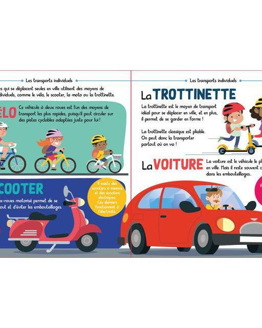 Mon encycloPETIT des Moyens de transport - Livres - Boutique LeoLudo - Petits Génies
