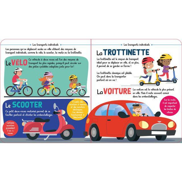 Mon encycloPETIT des Moyens de transport - Livres - Boutique LeoLudo - Petits Génies