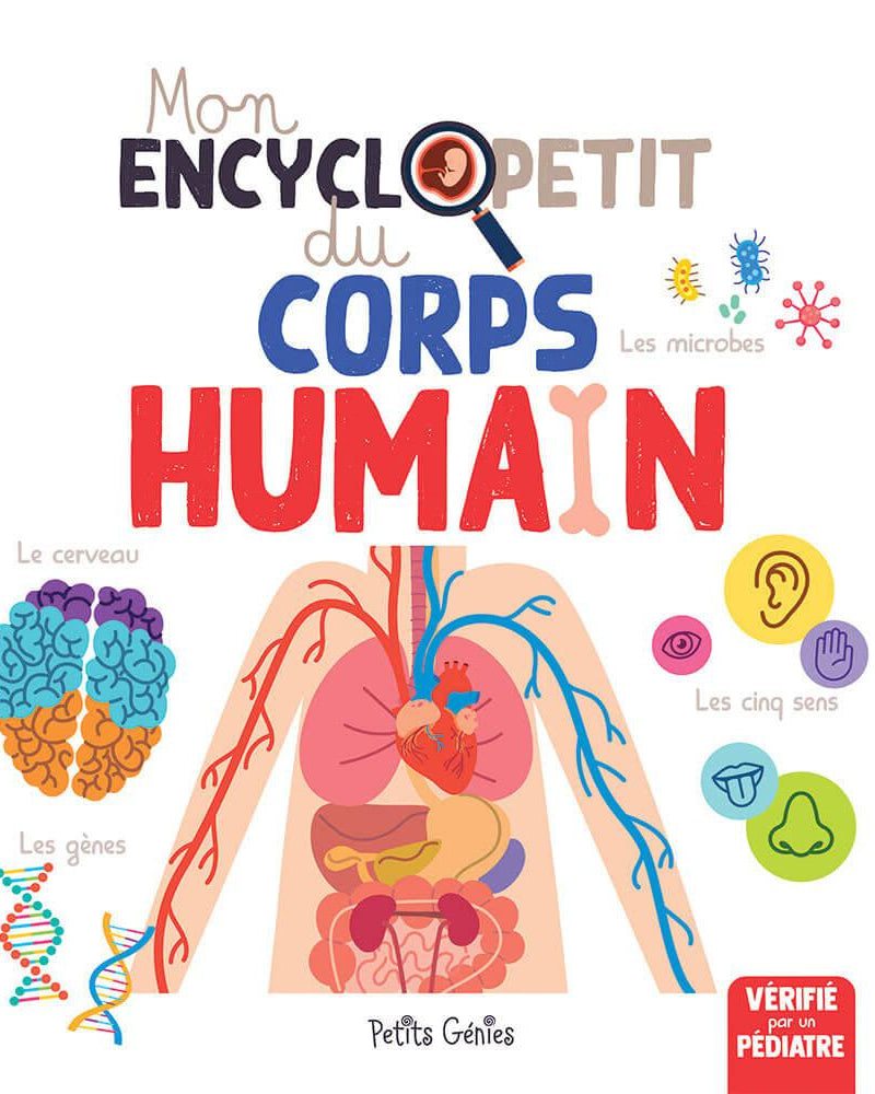 Mon encycloPETIT du corps humain - Livres - Boutique LeoLudo - Petits Génies