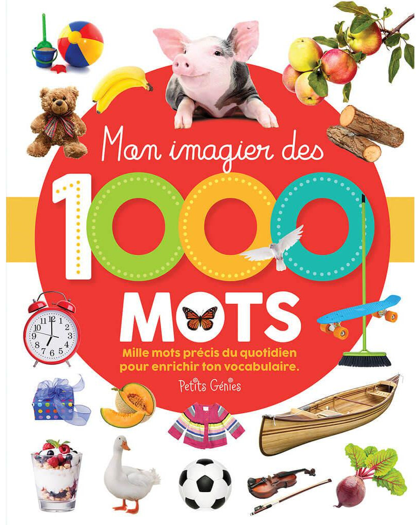 Mon imagier des 1000 mots - Livres - Boutique LeoLudo - Petits Génies