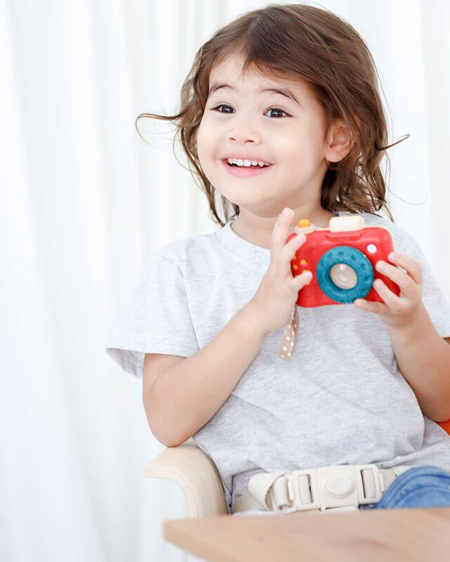 Mon premier appareil photo en bois - Jouets d'imitation - Boutique LeoLudo - Plan Toys