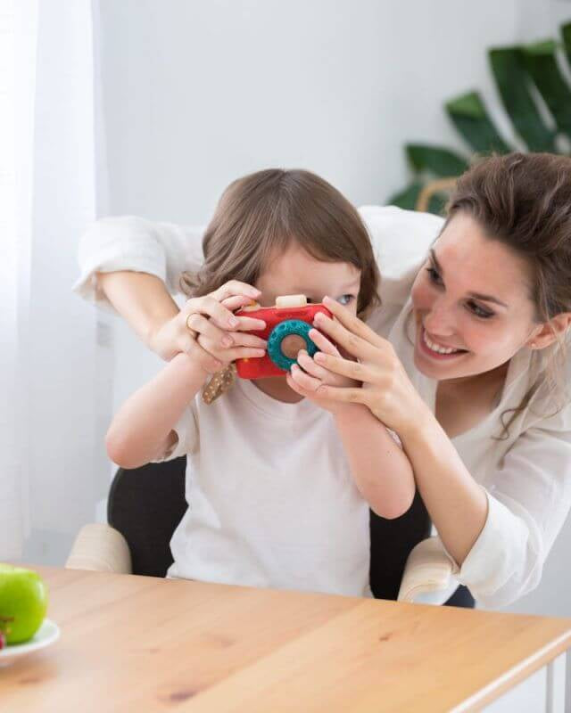 Mon premier appareil photo en bois - Jouets d'imitation - Boutique LeoLudo - Plan Toys