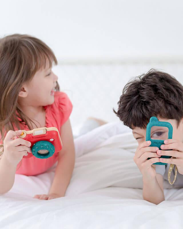 Mon premier appareil photo en bois - Jouets d'imitation - Boutique LeoLudo - Plan Toys