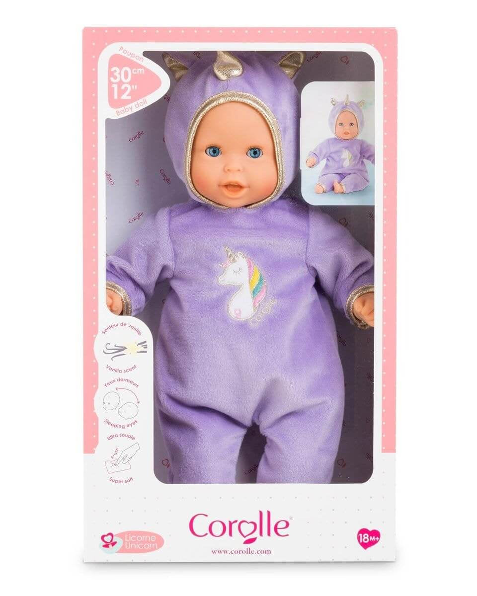 Mon premier Bébé câlin - Licorne (30 cm) - Poupées - Boutique LeoLudo - Corolle