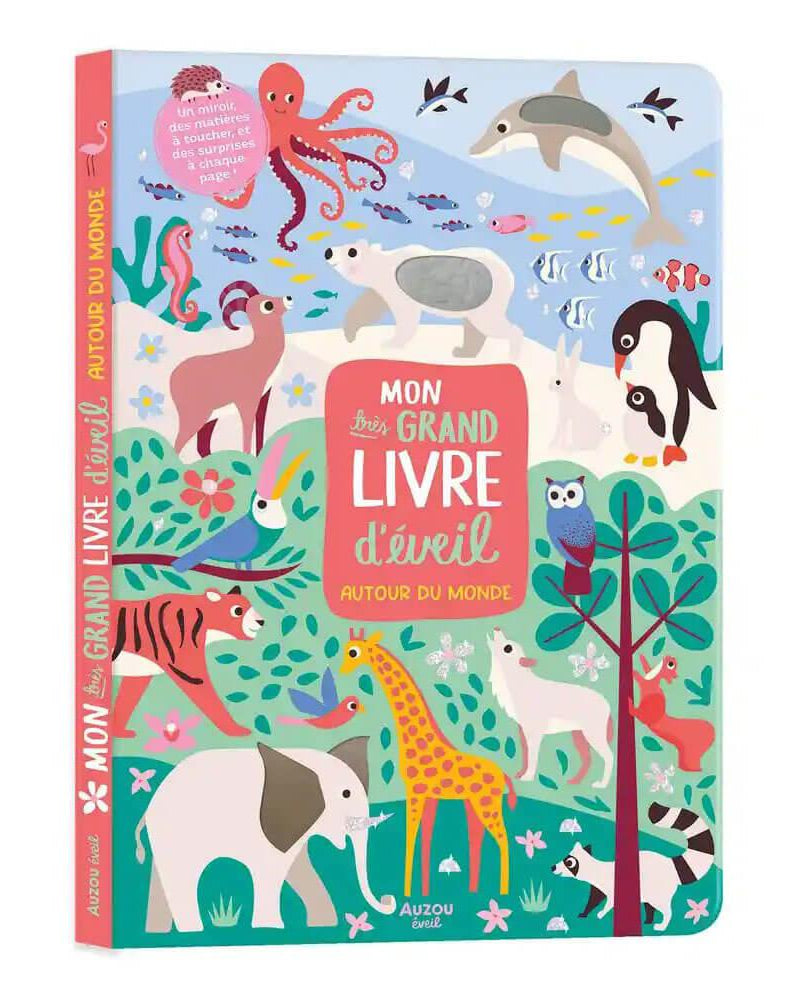 Mon très grand livre d'éveil - Autour du monde - Livres d'éveil - Boutique LeoLudo - Auzou