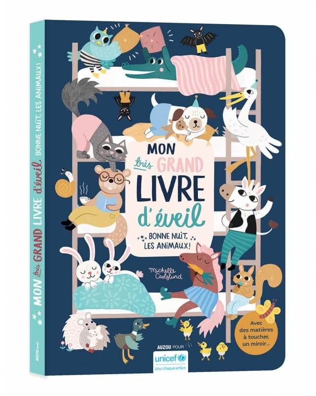 Mon très grand livre d'éveil - Bonne nuit, les animaux! - Livres d'éveil - Boutique LeoLudo - Auzou