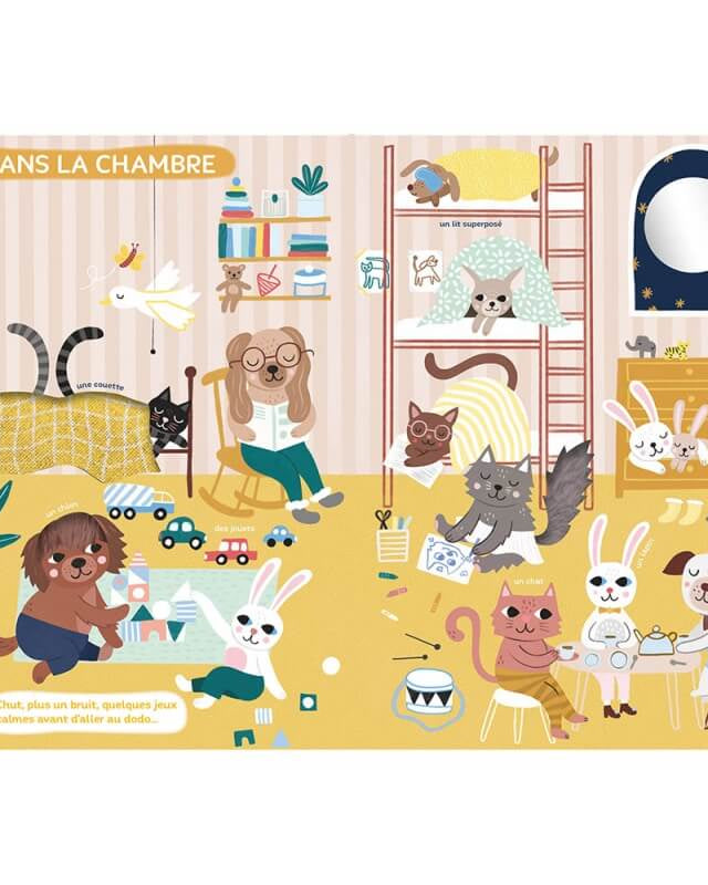 Mon très grand livre d'éveil - Bonne nuit, les animaux! - Livres d'éveil - Boutique LeoLudo - Auzou