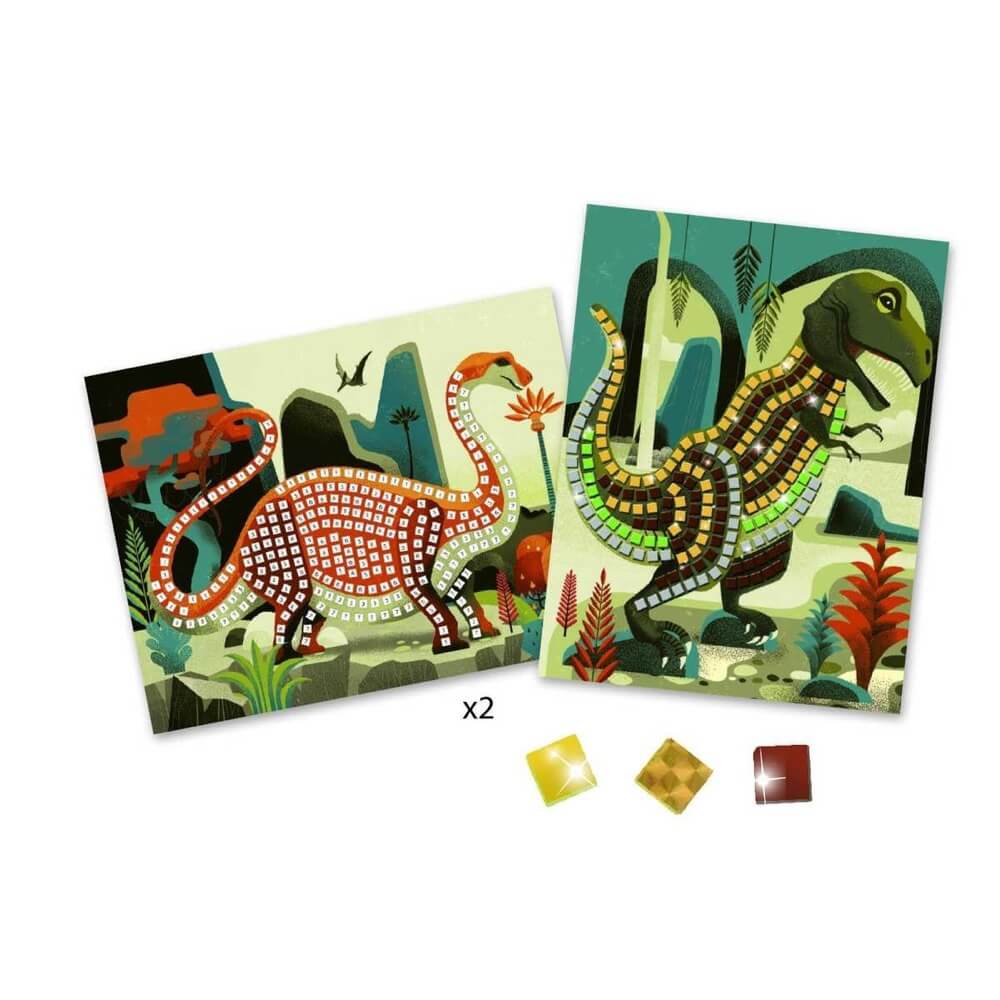Mosaïques - Dinosaures-Djeco-Boutique LeoLudo