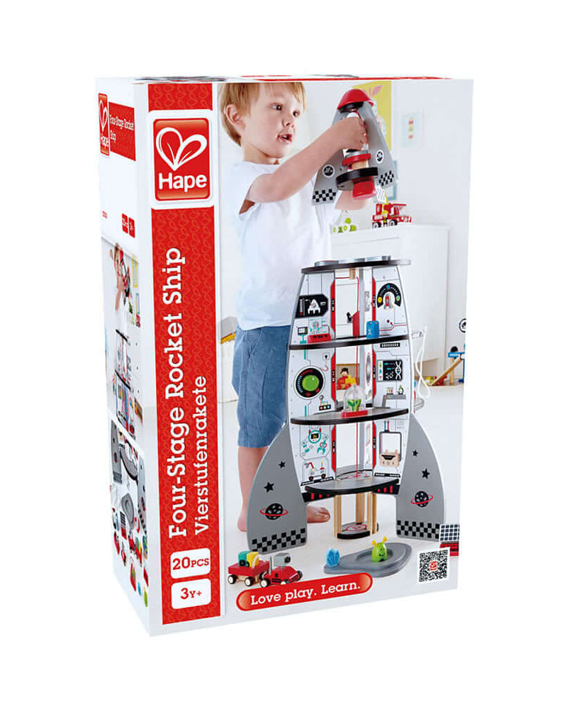 Navire - fusée à 4 étages - Ensembles de jeu - Boutique LeoLudo - Hape