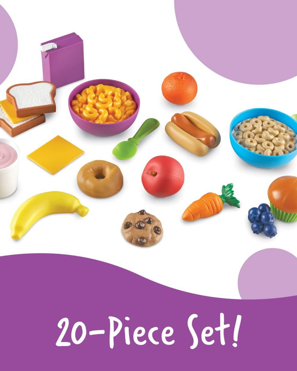 New Sprouts - Ensemble d'aliments de jeu Munch It (20 pcs) - Jouets d'imitation - Boutique LeoLudo - Learning Resources