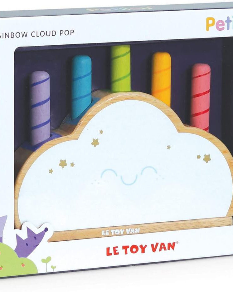 Nuage arc - en - ciel pop - up Petilou - Jouets d'éveil - Boutique LeoLudo - Le Toy Van